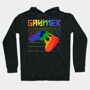 Gamer LGBT Pride Rainbow Gay Lesbian Funny Game Lover Squad Hoodie